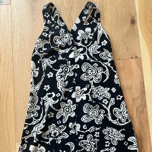 Floral Black and White Women's Dress | CAbi